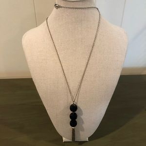 Gold and Black Necklace